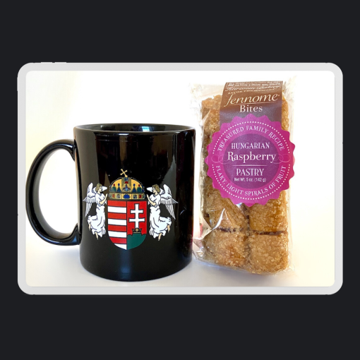 Sweet Surprise with Hungarian Crest Mug