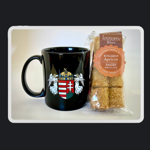 Sweet Surprise with Hungarian Crest Mug - Image 2