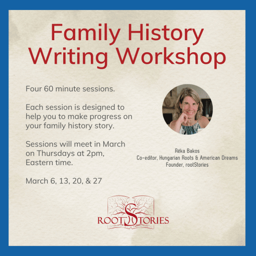 Family History Writing Workshop