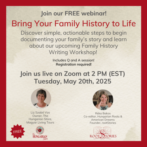 Family History Writing Inspiration Session May 20th