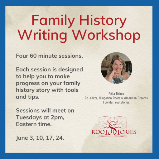 Family History Writing Workshop