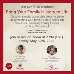 Family History Writing Inspiration Session May 30th
