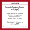 Language Lessons with Gergely