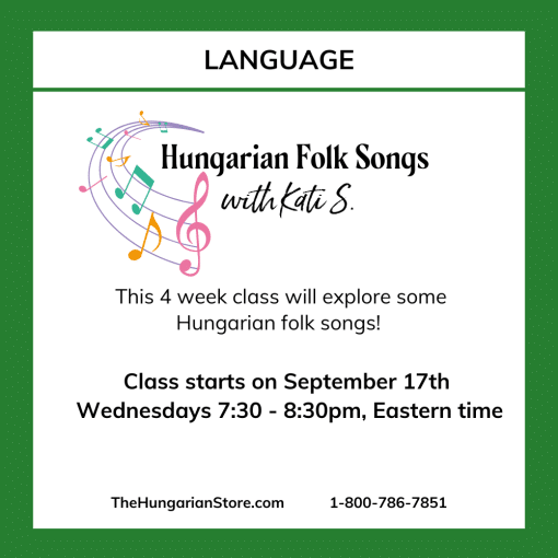 Hungarian Folk Song Class
