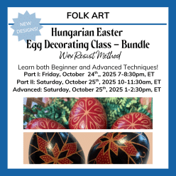 Easter Egg Decorating Class -- Bundle