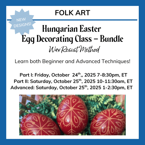 Easter Egg Decorating Class -- Bundle