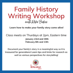 Family History Writing Workshop
