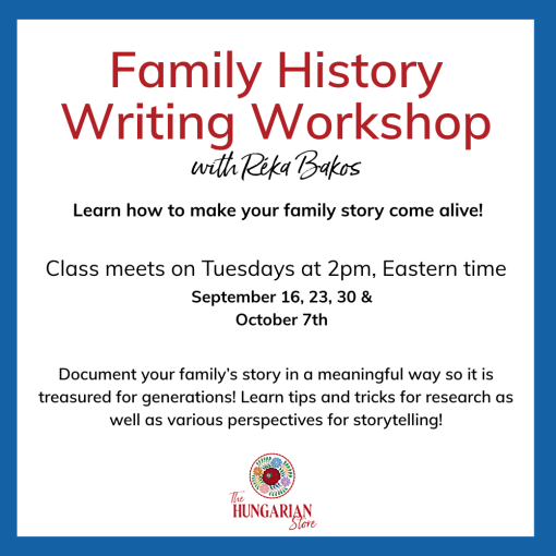 Family History Writing Workshop