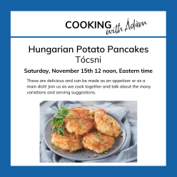 Hungarian Cooking -- Potato Pancakes