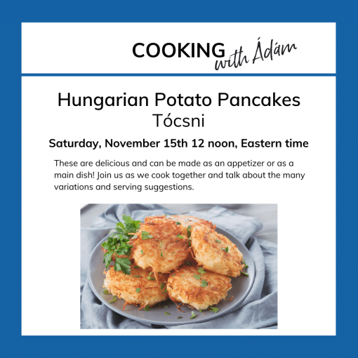Hungarian Cooking -- Potato Pancakes