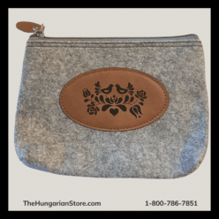 Bird Folk Art Felt Bag