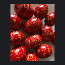 Alternative view of Wax Resist Eggs by Timea