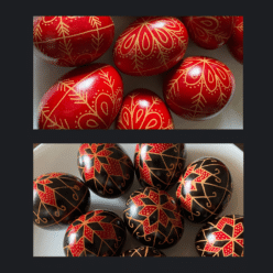 Wax Resist Eggs by Timea